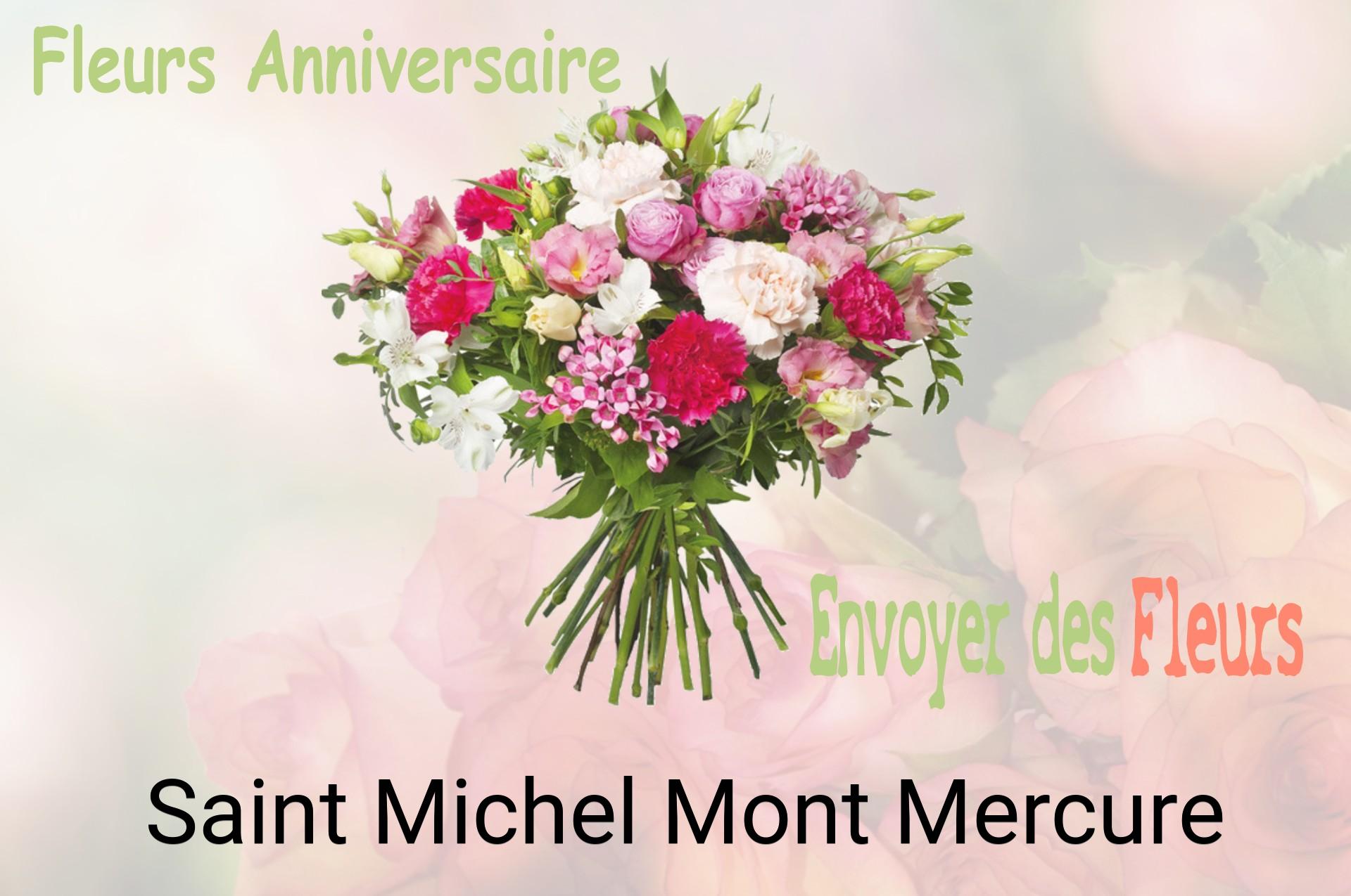 Bouquet de fleurs d’anniversaire livré à Saint-Michel-Mont-Mercure