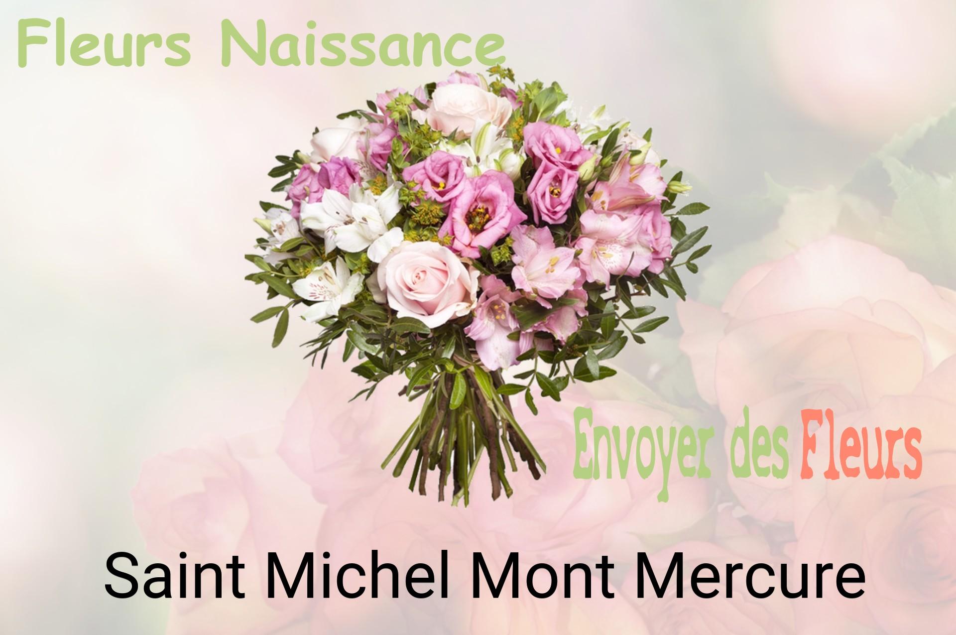 Bouquet de fleurs de naissance livré à Saint-Michel-Mont-Mercure