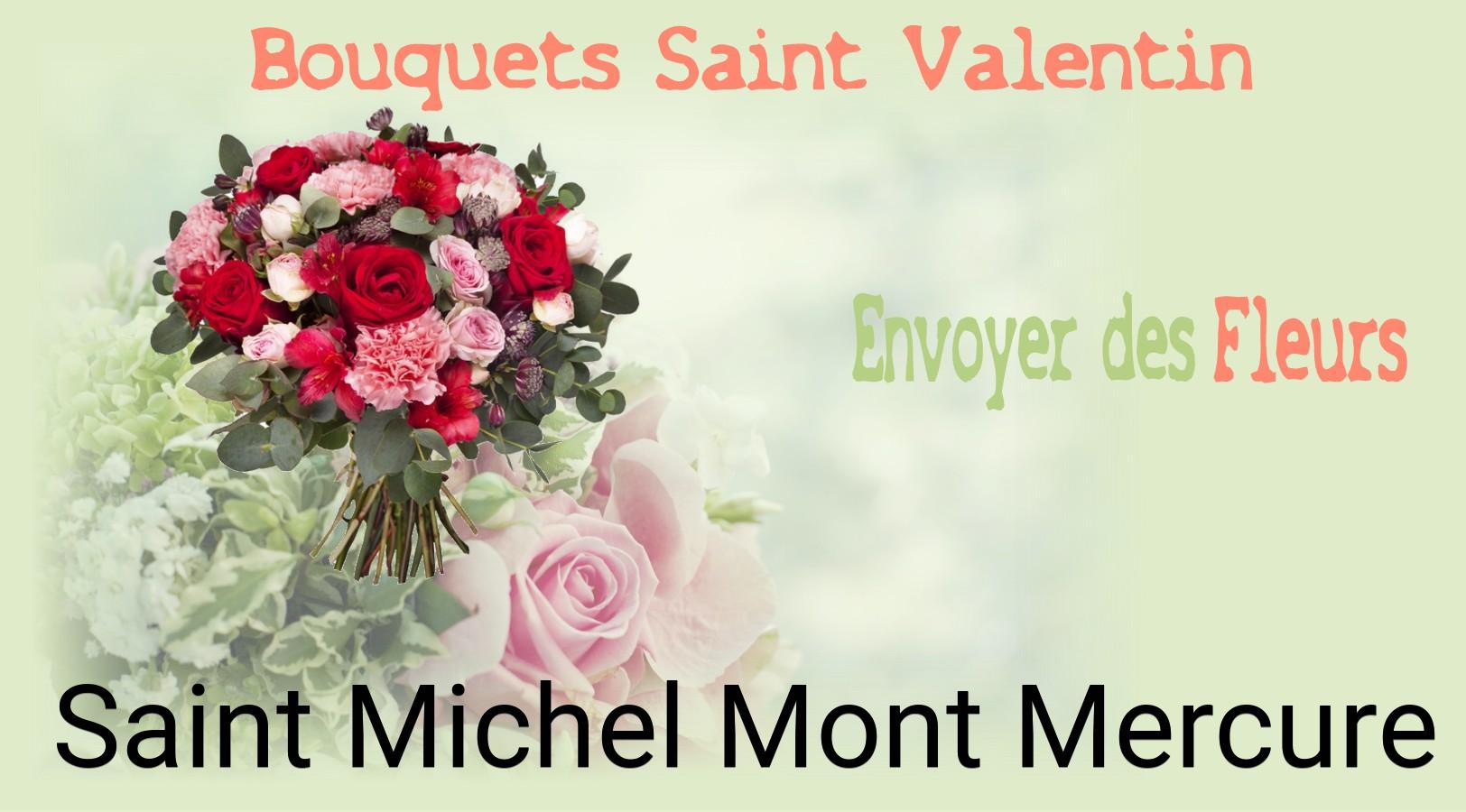Roses de Saint-Valentin livrées à Saint-Michel-Mont-Mercure